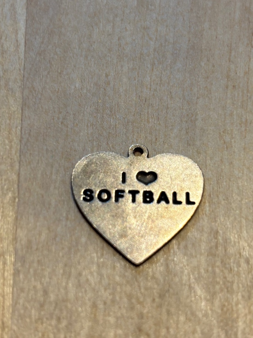 Softball 925 sterling silver charm